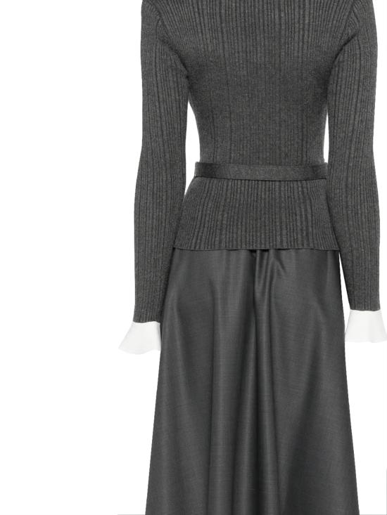 26FW 셀프 포트레이트 미디 원피스 PF26 131MAGR GREY - SELF PORTRAIT