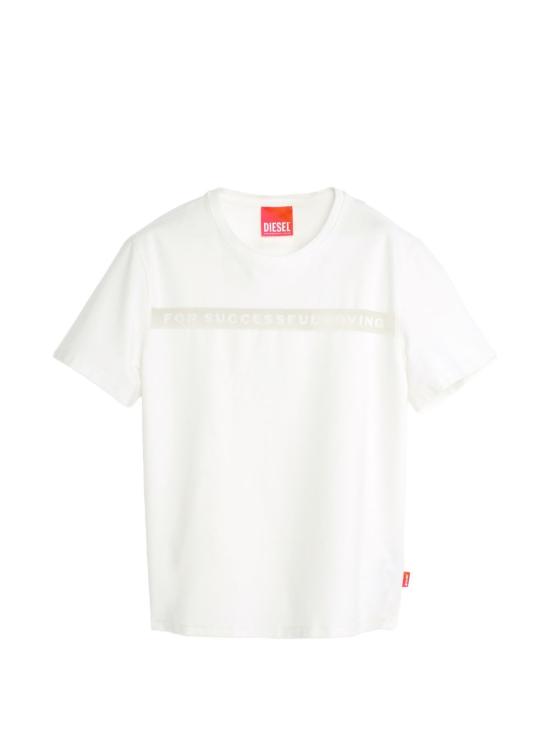 26FW 디젤 반팔 티셔츠 P01805 0SPDX100 White