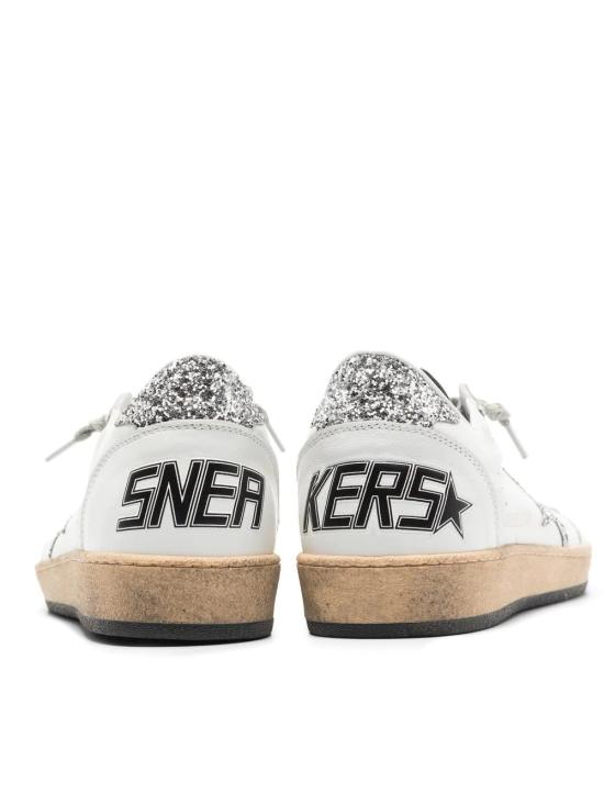 26FW 골든구스 글리터 스타 볼스타 스니커즈 GWF00117 F00377311325 White Silver - GOLDEN GOOSE