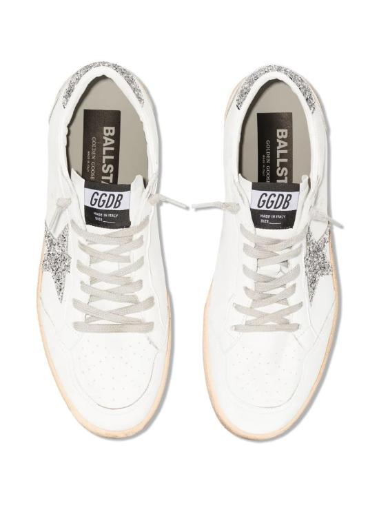 26FW 골든구스 글리터 스타 볼스타 스니커즈 GWF00117 F00377311325 White Silver - GOLDEN GOOSE