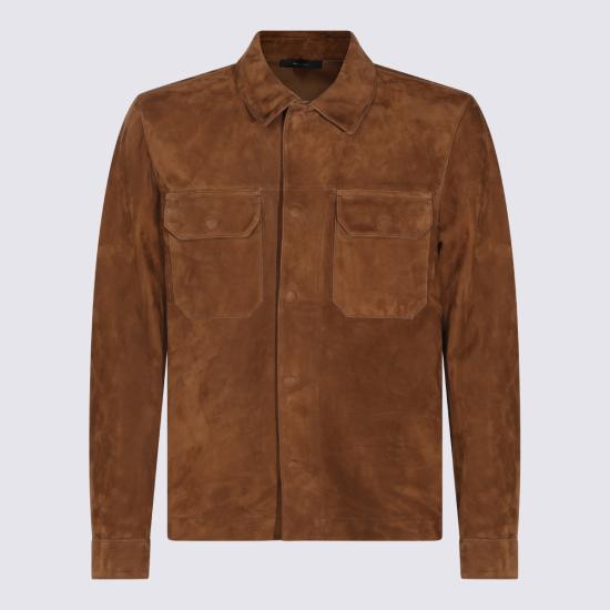 26FW 톰포드 가죽 자켓 LJS032 LMS038ECL TOBACCO