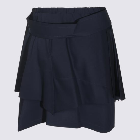 26FW 비비안웨스트우드 미디 스커트 1F020004 W01IOK410 NAVY - VIVIENNE WESTWOOD