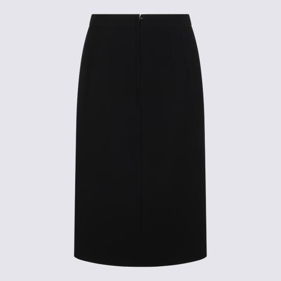 26FW 돌체앤가바나 미디 스커트 F4DEIT FUBG1N0000 NERO - DOLCE & GABBANA