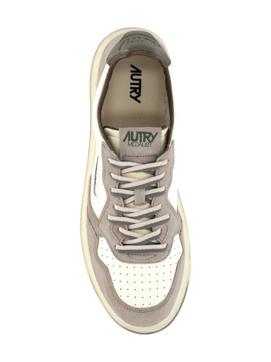 26FW 오트리 메달리스트 로우 스니커즈 AULM BW07WHT LICORICE - AUTRY