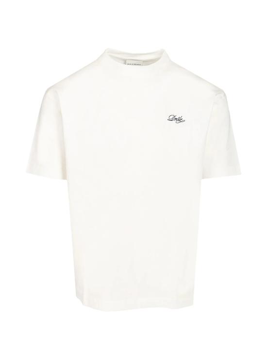 26FW 드롤드무슈 반팔 티셔츠 LTS324CO311 OW Off White
