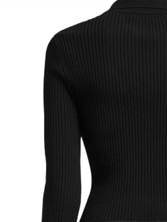 26FW 쿠레쥬 스웨터 326MPO072FI0001 9999 BLACK - COURREGES