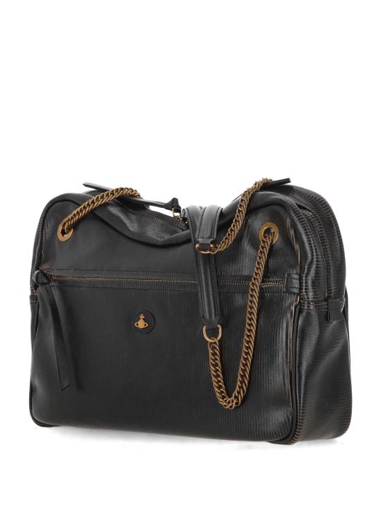 26FW 비비안웨스트우드 자카드 오르브 미디엄 크로스백 4601000JW L00ENN103 BLACK BEGIE - VIVIENNE WESTWOOD
