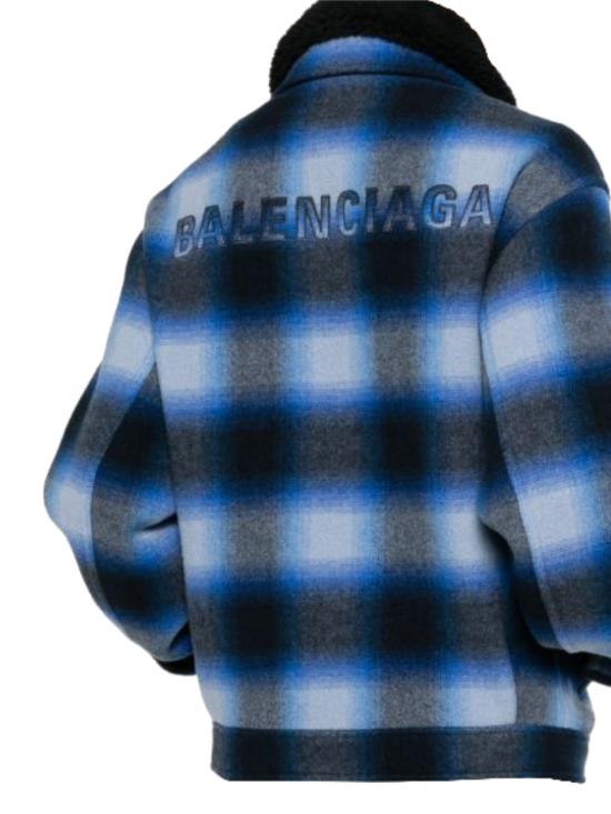 26FW 발렌시아가 수트 자켓 A001YN TRU133964 BLUE BLACK - BALENCIAGA