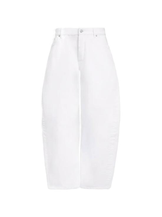 26FW 알라이아 팬츠 AA9P1406D027D 000 White
