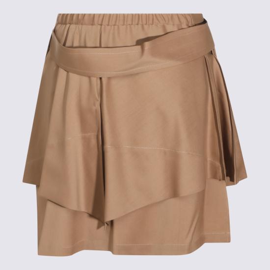 26FW 비비안웨스트우드 미디 스커트 1F020004 W01IOC404 CAMEL - VIVIENNE WESTWOOD