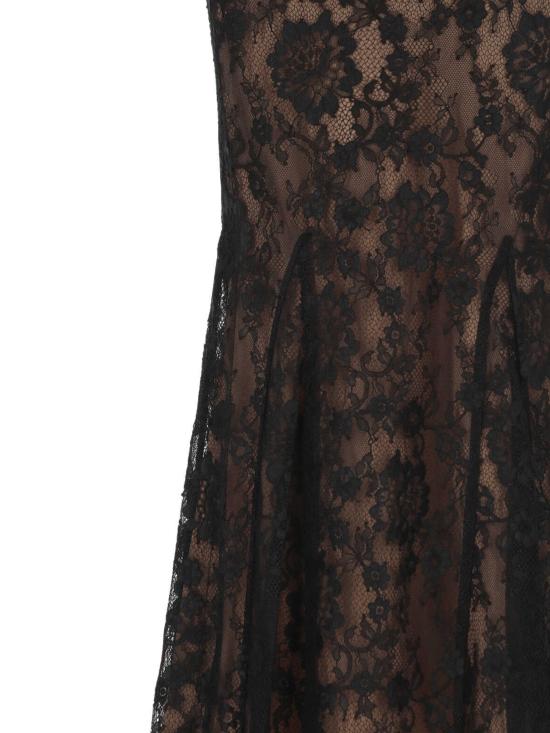 26FW 셀프 포트레이트 롱 스커트 PF26 032MSKB BLACK - SELF PORTRAIT