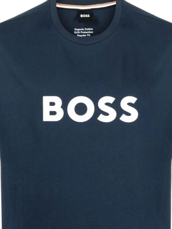 26FW 보스 반팔 티셔츠 50491706 413 Navy - BOSS