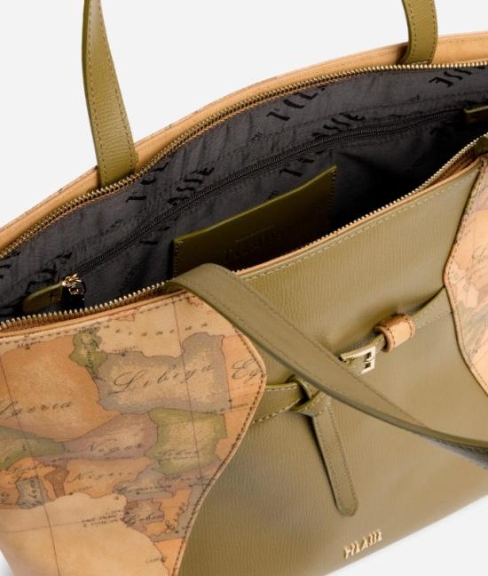 26FW 알비에로 마르티니 토트백 LG07 G6540667 GREEN OLIVE - ALVIERO MARTINI