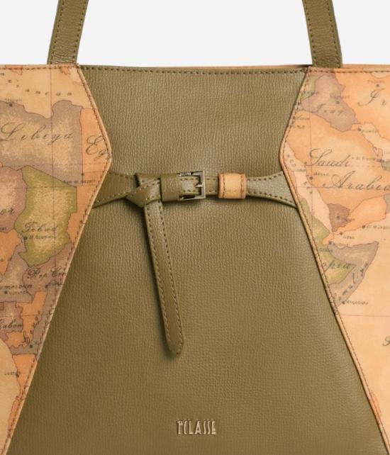 26FW 알비에로 마르티니 토트백 LG07 G6540667 GREEN OLIVE - ALVIERO MARTINI