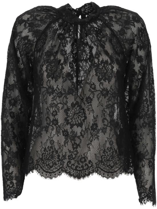 26FW 셀프 포트레이트 블라우스 PF26 032TAB BLACK