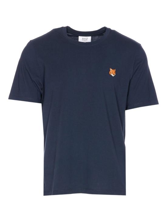 26FW 메종키츠네 폭스 헤드 레귤러 티셔츠 PM00107KJ7026 0413 Navy