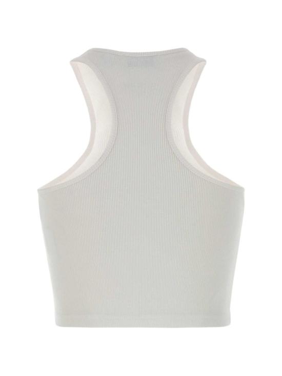 26FW 오프화이트 민소매 티셔츠 2FA00671T W102 WHITE BLACK - OFF WHITE