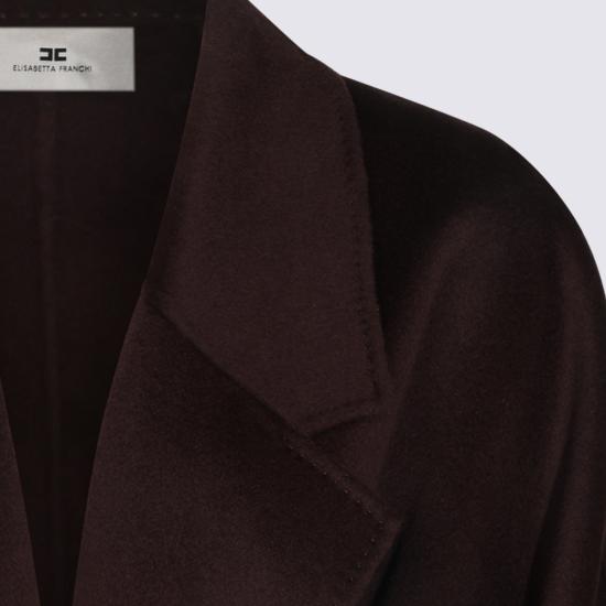 26FW 엘리자베타프랜치 코트 CP01D66E2 EV9 DARK CHOCOLATE - ELISABETTA FRANCHI
