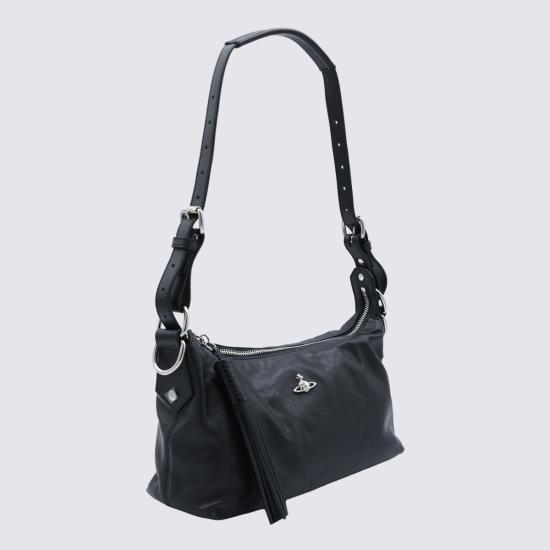 26FW 비비안웨스트우드 레더 호보 숄더백 46020017W L00BXN401 BLACK - VIVIENNE WESTWOOD