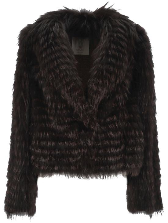 26FW 린디 무스탕 062VO026 DARK CHOCOLATE