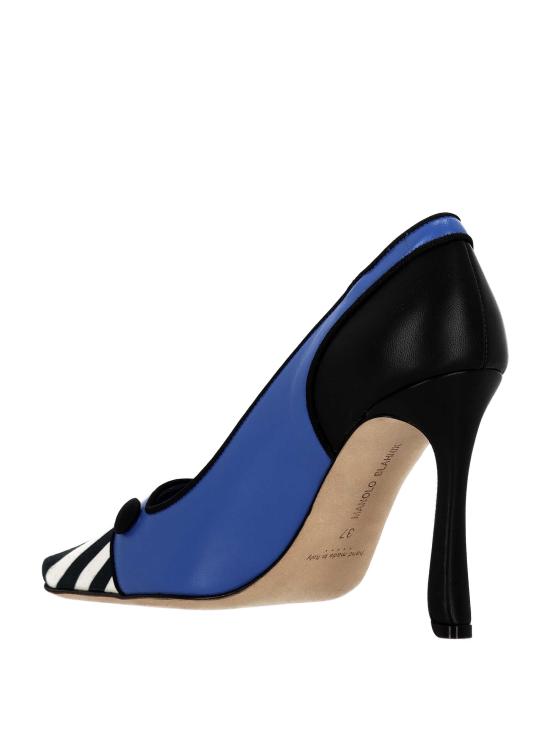 26FW 마놀로 블라닉 힐/펌프스 2262021 0002978Q YWOV BBLU BLCK - MANOLO BLAHNIK