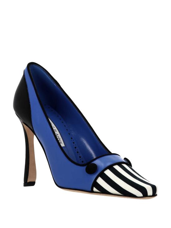 26FW 마놀로 블라닉 힐/펌프스 2262021 0002978Q YWOV BBLU BLCK - MANOLO BLAHNIK