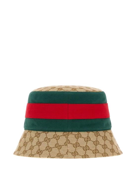 26FW 구찌 GG 코튼 캔버스 버킷 햇 GG 코튼 캔버스 버킷 햇 875742 4HBKJ9666 - GUCCI