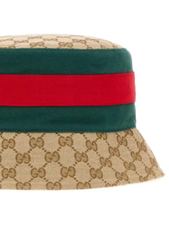 26FW 구찌 GG 코튼 캔버스 버킷 햇 GG 코튼 캔버스 버킷 햇 875742 4HBKJ9666 - GUCCI