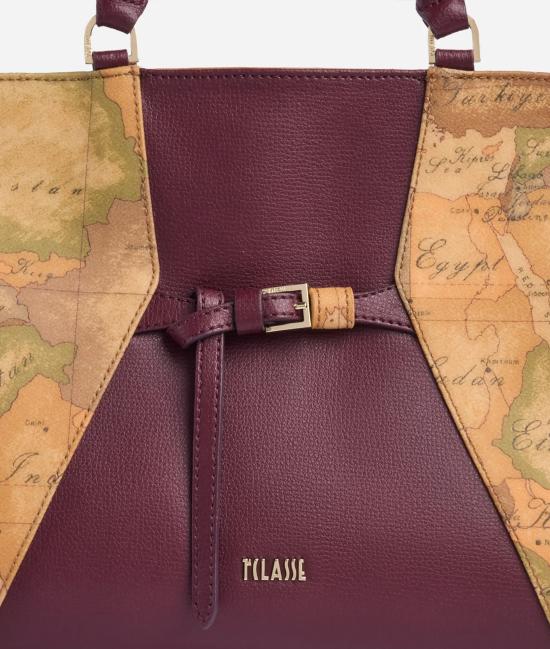 26FW 알비에로 마르티니 토트백 LG08 G6540304 BURGUNDY - ALVIERO MARTINI