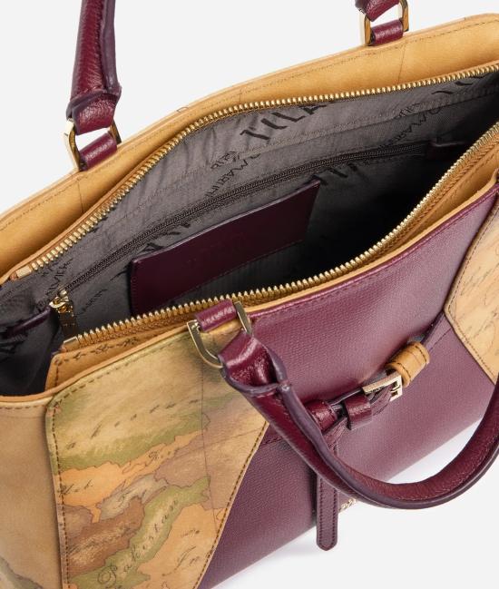 26FW 알비에로 마르티니 토트백 LG08 G6540304 BURGUNDY - ALVIERO MARTINI