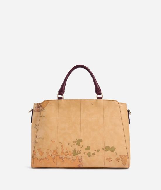 26FW 알비에로 마르티니 토트백 LG08 G6540304 BURGUNDY - ALVIERO MARTINI