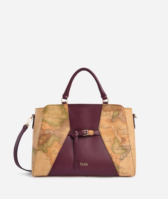 26FW 알비에로 마르티니 토트백 LG08 G6540304 BURGUNDY