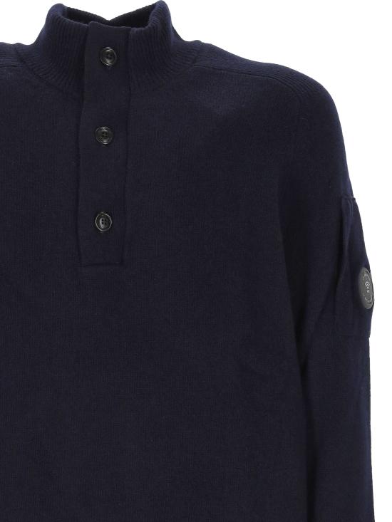 26FW 씨피 컴퍼니 집업 니트 21CMKN087A 110149A888 NAVY - C.P. COMPANY