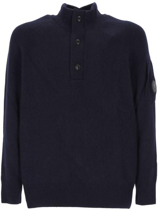26FW 씨피 컴퍼니 집업 니트 21CMKN087A 110149A888 NAVY