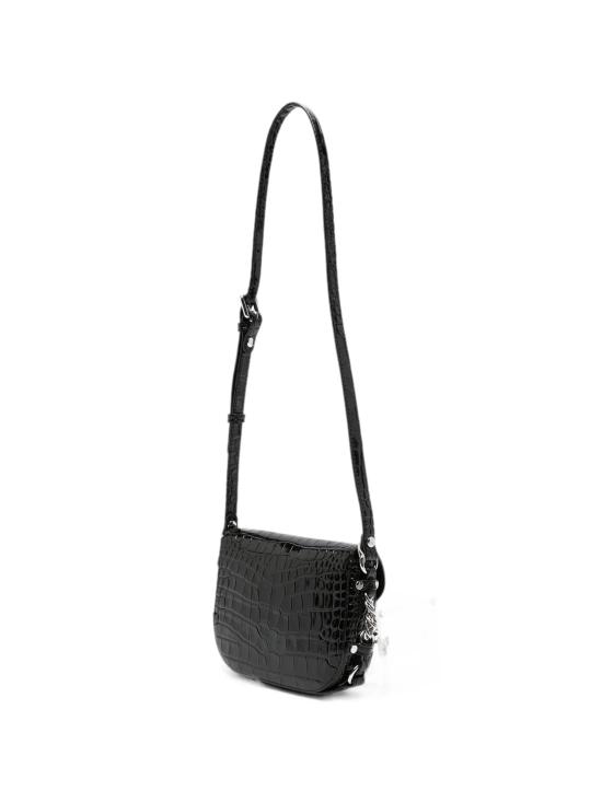 26FW 비비안웨스트우드 헌터 플랩 크로스백 48030025W L0098N401 BLACK - VIVIENNE WESTWOOD