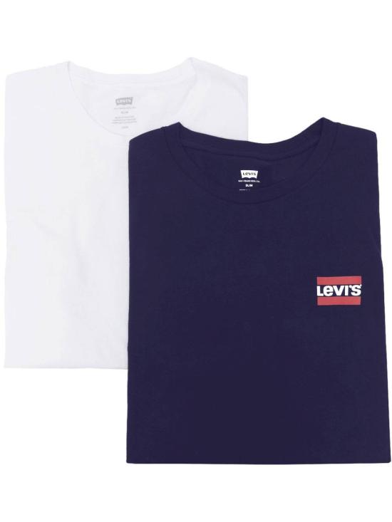 26FW 리바이스 반팔 티셔츠 79681 0015 WHITE DRESS BLUES