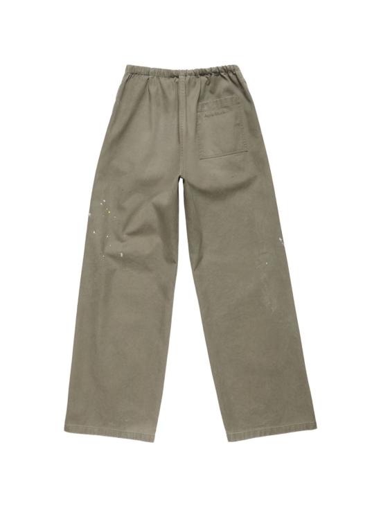 26FW 아크네 스튜디오 워싱 코튼 트라우저 팬츠 BK0778 ABB DUSTY GREEN - ACNE STUDIOS