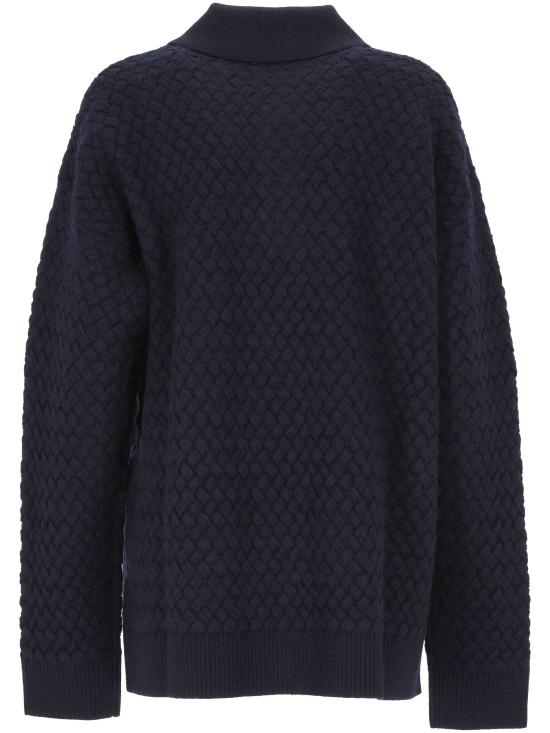 26FW 보테가베네타 폴로 티셔츠 A000K9 V6UI04071 Midnight blue - BOTTEGA VENETA