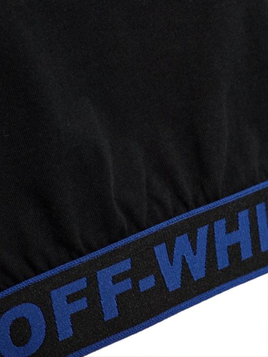 26FW 오프화이트 반팔 티셔츠 2FA00610T W013 BLACK ELECTRIC BLUE - OFF WHITE