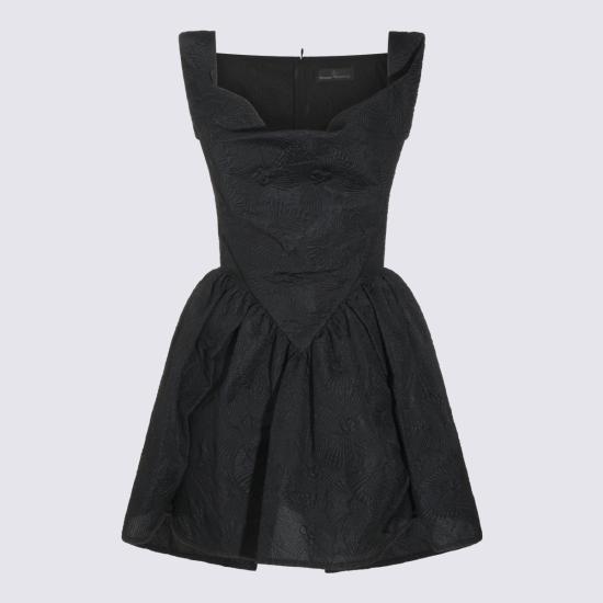 26FW 비비안웨스트우드 미디 원피스 1101039H W01NRN401 Black - VIVIENNE WESTWOOD
