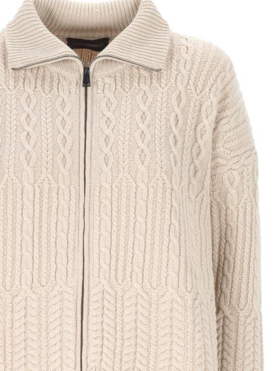 26FW 로레나안토니아찌 스웨터 A26128FM09A2472 0110 Beige - LORENA ANTONIAZZI