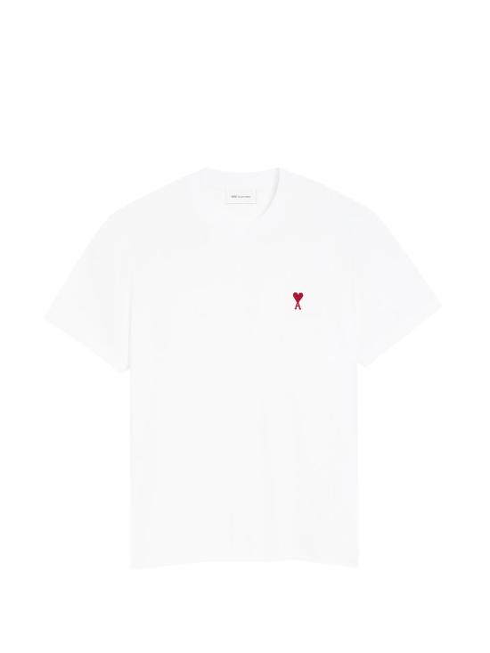 26FW 아미 스몰 하트 로고 티셔츠 BFUTS035 724100 White