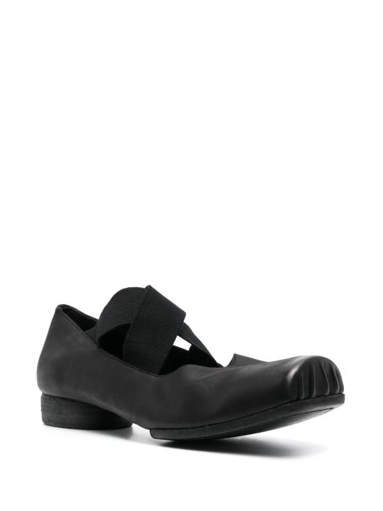26FW 우마 왕 플랫 슈즈 US9001 CALF LEATHERUW900 BLACK - UMA WANG