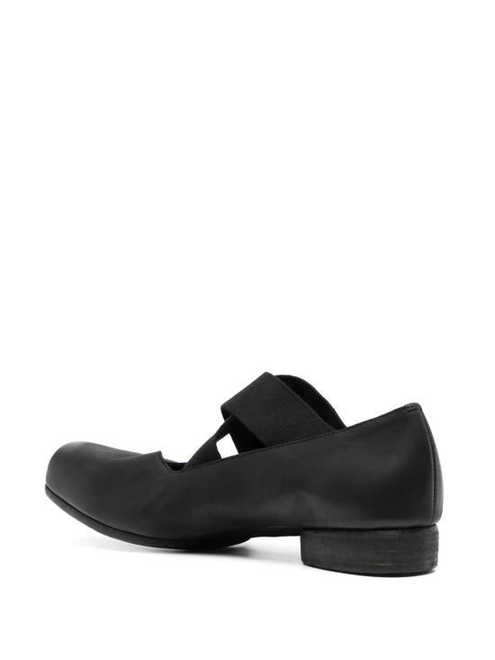 26FW 우마 왕 플랫 슈즈 US9001 CALF LEATHERUW900 BLACK - UMA WANG
