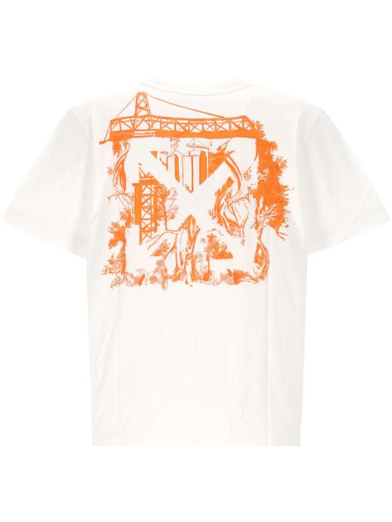 26FW 오프화이트 반팔 티셔츠 44MAA16MF26J00D100 White - OFF WHITE
