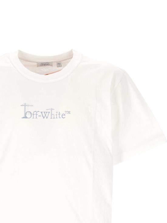 26FW 오프화이트 반팔 티셔츠 44MAA16MF26J00D100 White - OFF WHITE