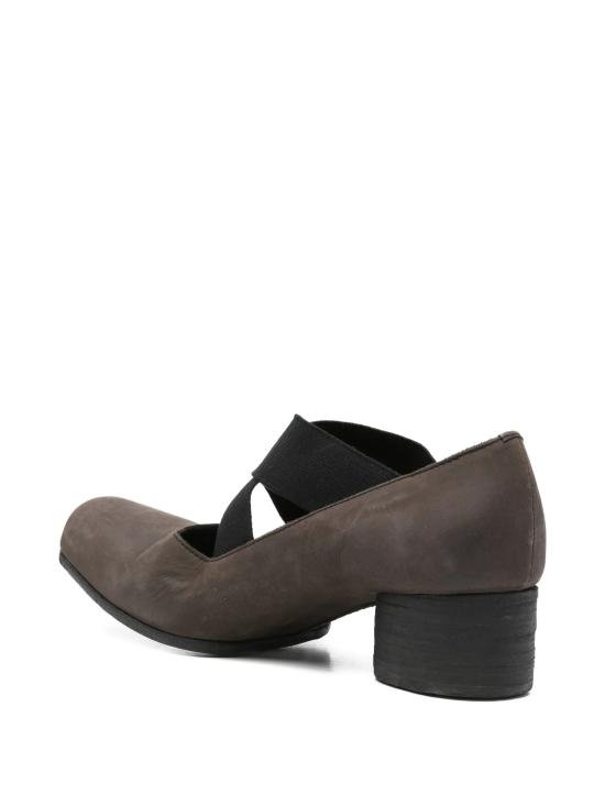 26FW 우마 왕 플랫 슈즈 US9101 CALF LEATHERUW069 BROWN BLACK - UMA WANG