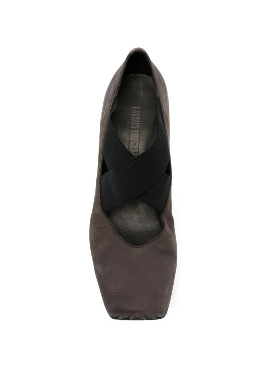 26FW 우마 왕 플랫 슈즈 US9101 CALF LEATHERUW069 BROWN BLACK - UMA WANG