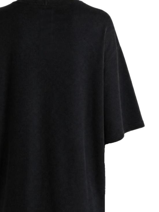 26FW 릭 오웬스 반팔 티셔츠 RU02F4232 JDC09 Black - RICK OWENS
