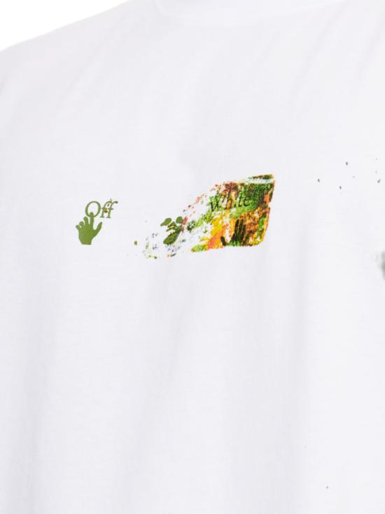 26FW 오프화이트 반팔 티셔츠 44MAA120F26J00D 100 White - OFF WHITE